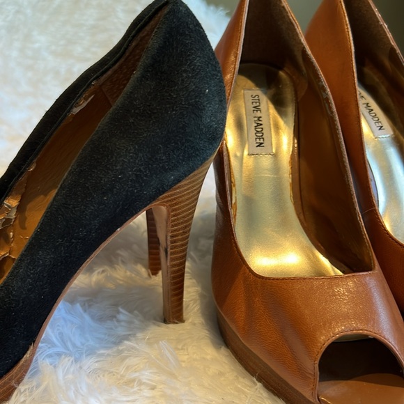 Steven by Steve Madden Lemore brown suede heel option 3 pairs - Picture 13 of 13